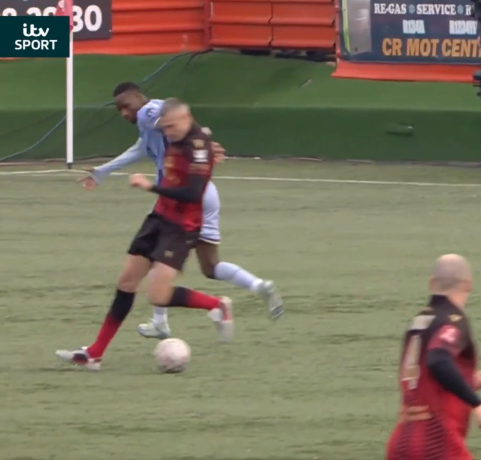 The moved was famously used by Zinedine Zidane with the non-league star showing his quality