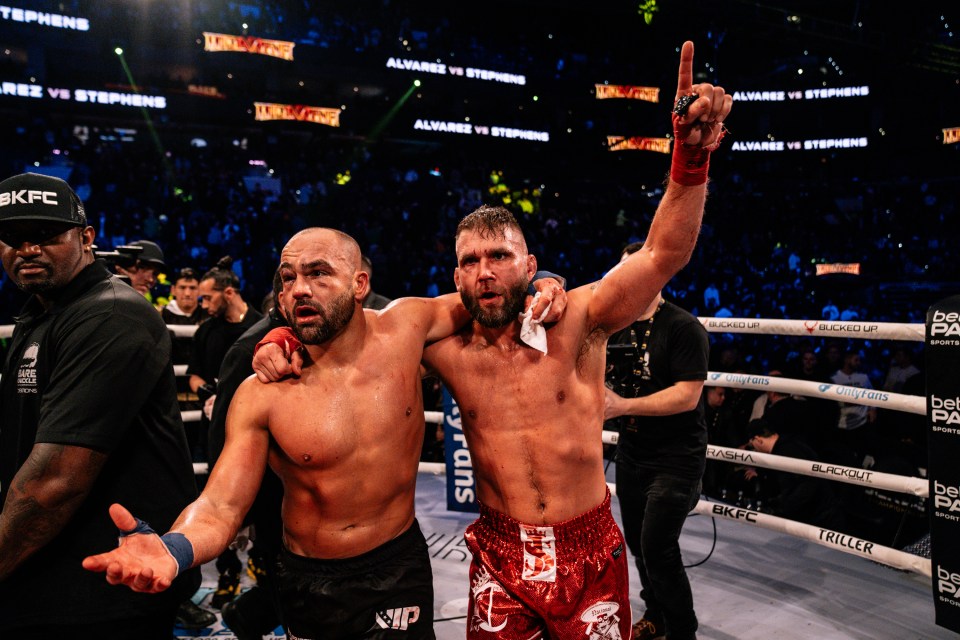 Stephens [right] is an MMA veteran