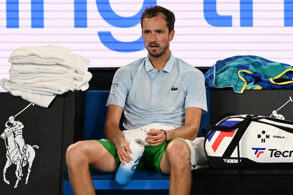 Medvedev is set to be fined more than his Australian Open prize money