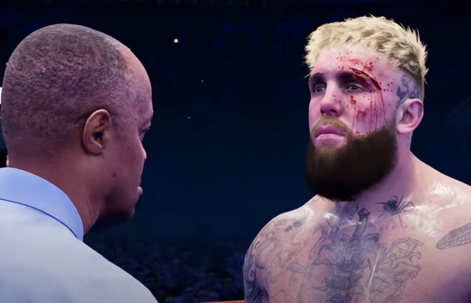 Paul was stopped bizarrely with one minute left after suffering a nasty cut