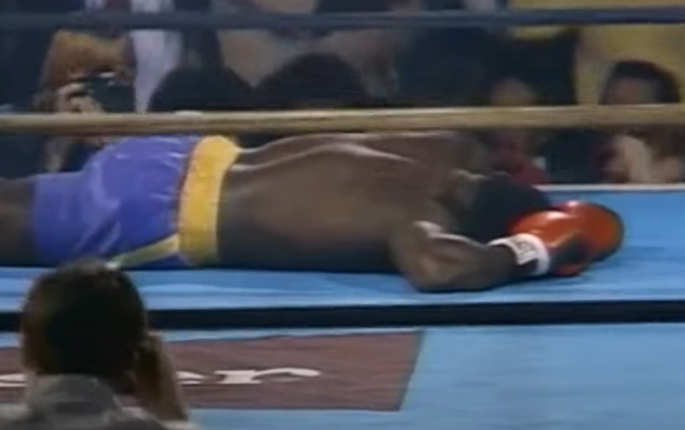 Young was left face down in a bad way, handing Tyson his 13th win in one year