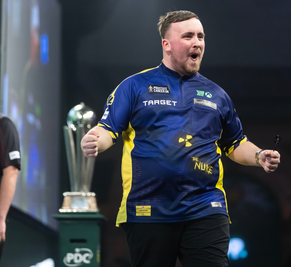 Littler is the youngest ever world champion aged 17, with his meteoric darts rise complete