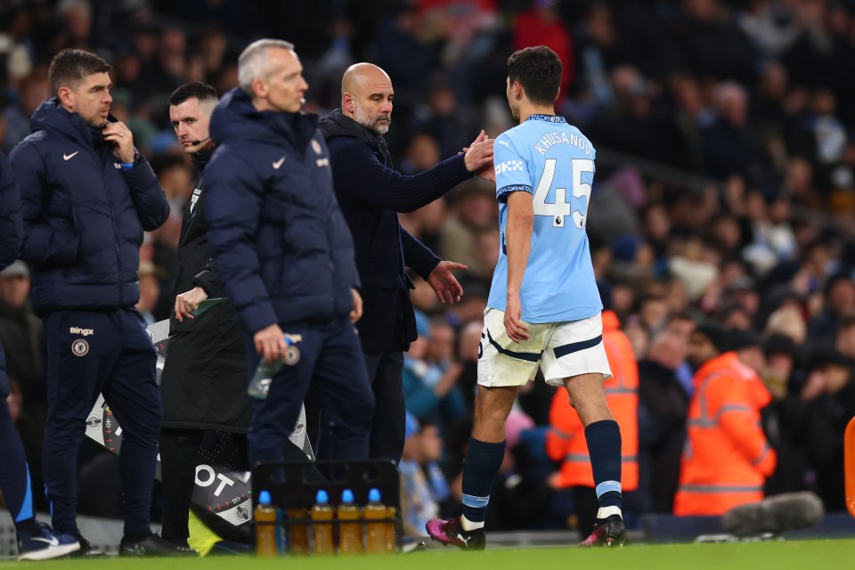 However Pep Guardiola defended the youngster after the match