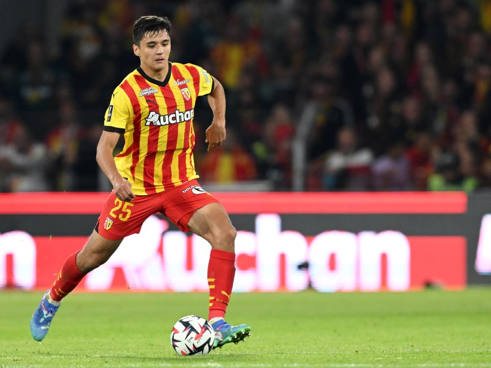 The centre-back is known for his top speed in defence