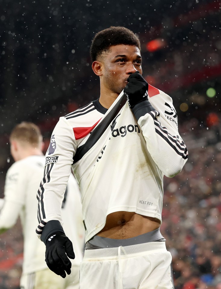 A late equaliser from Amad Diallo in Merseyside earned the Red Devils a share of the spoils