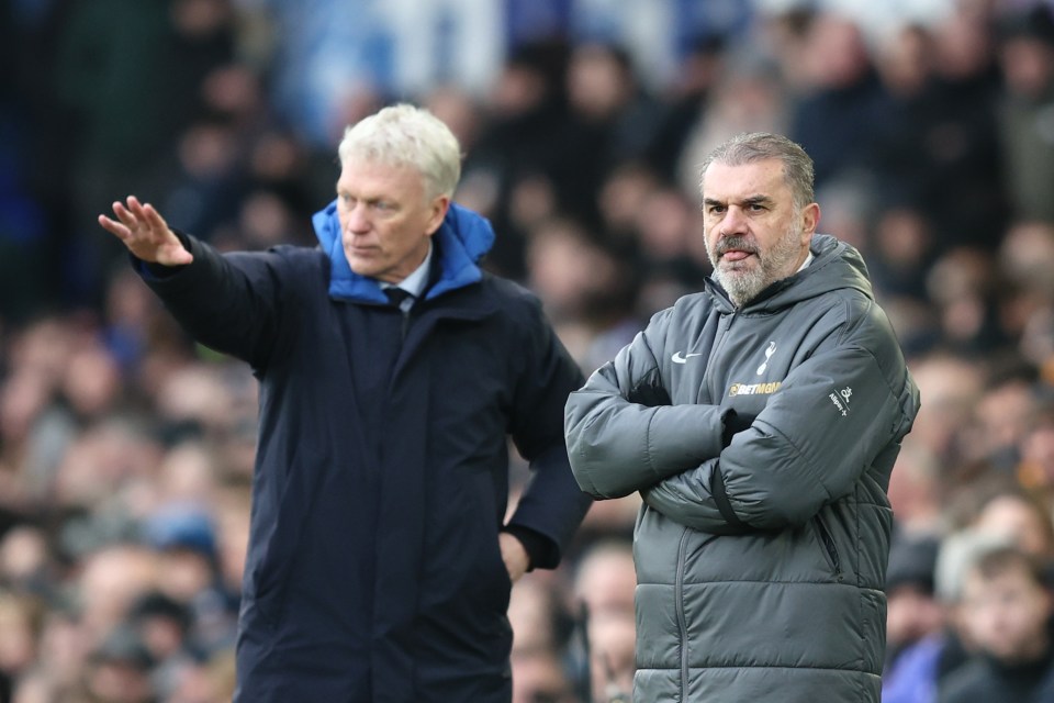 In his second game since returning, Moyes' Everton seemed to understand his idea's much more than Spurs with Postecoglou
