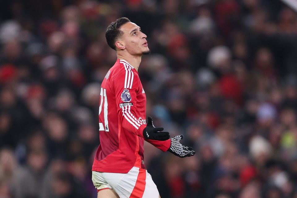Antony has started just three matches in all competitions this campaign