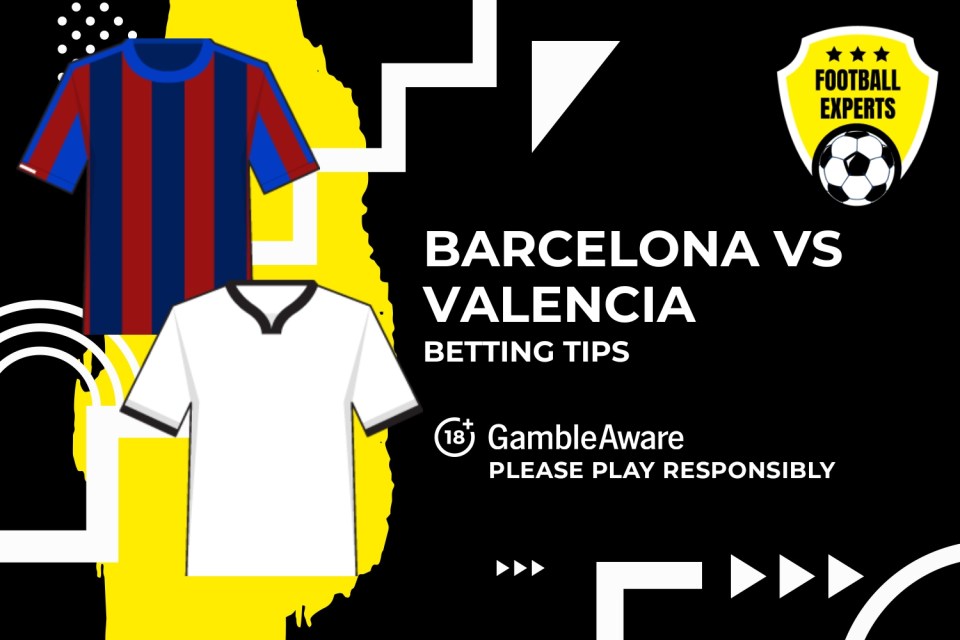 Barcelona vs Valencia betting tips. 18+ GambleAware.org - Please play responsibly.