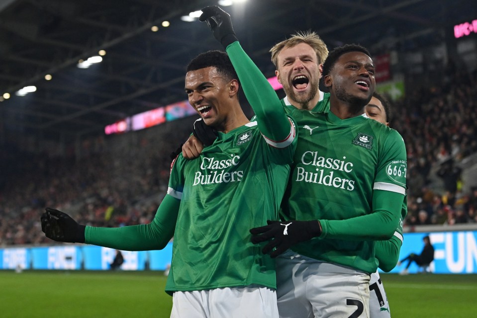 Plymouth will face Liverpool in the next round of the FA Cup after a 1-0 win over Brentford