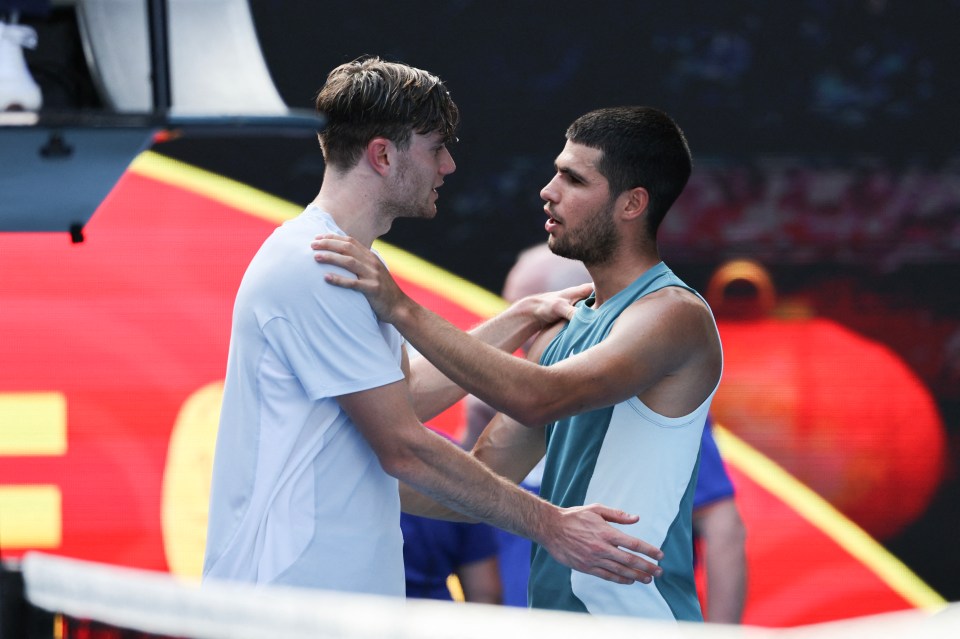 Alcaraz made a prediction for Draper after their Australian Open clash