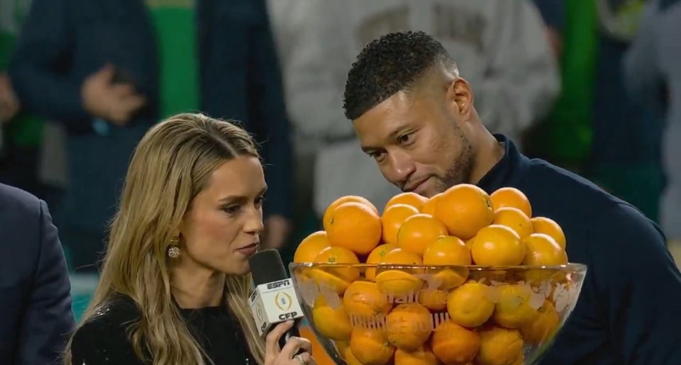 After the game, Freeman said it was an honor to be an example for minorities