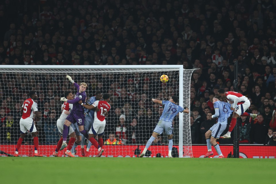 But Arsenal did what they do best by scoring from a set piece to get level