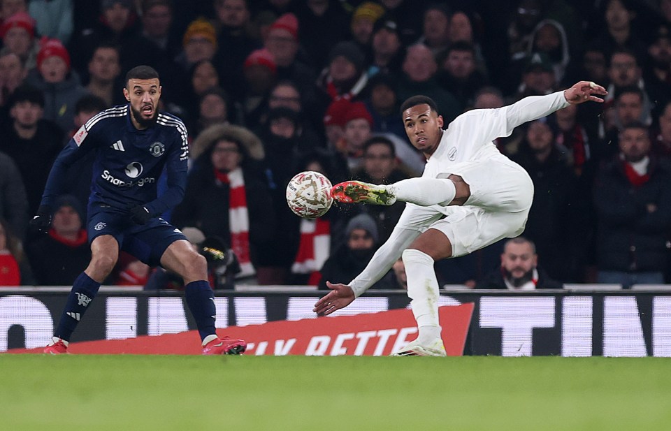 It would've been easier for Man United to fold after Gabriel's equaliser on 63 minutes