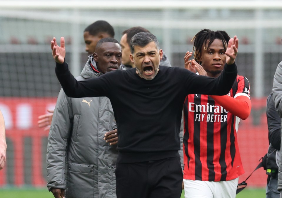 He was full of emotion following Milan's comeback win in Serie A