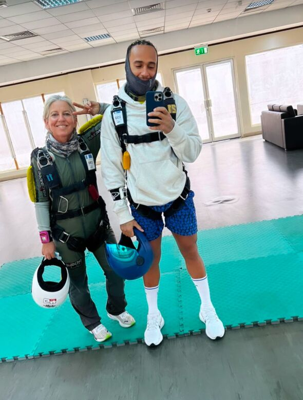 The pair have been spotted skydiving and swimming together over the years