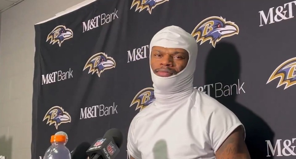 Jackson rued the Ravens' mistakes, telling reporters they need to "just hold onto the f***ing ball,"