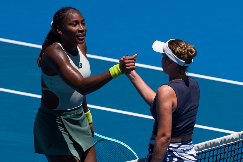 There she will meet Gauff after she beat fellow American Sofia Kenin in the first round