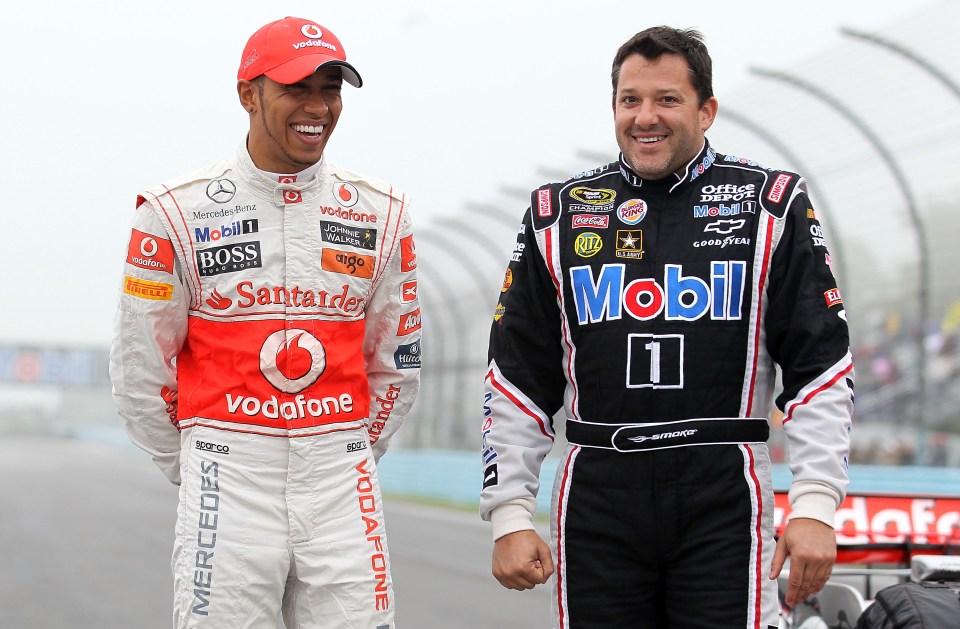 Hamilton has had minor NASCAR experience