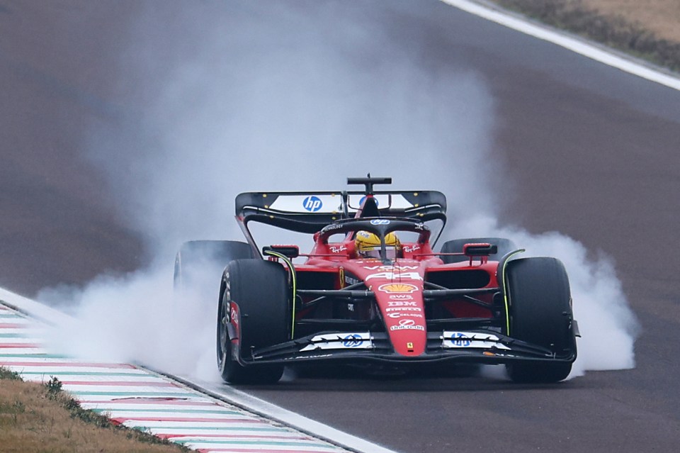Hamilton is still getting to grips with his new machinery