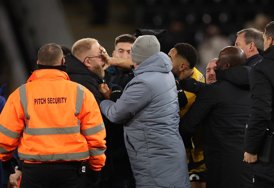 Cunha was charged for misconduct after a brawl at Molineux