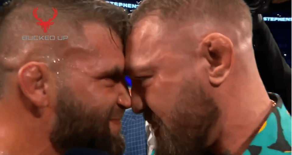 And faced off with him after his last bare-knuckle fight