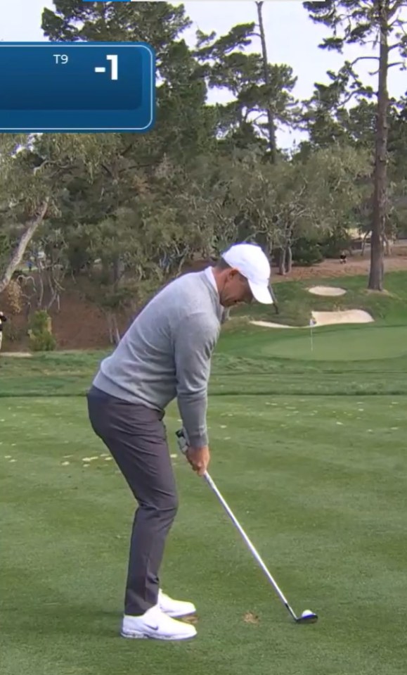 McIlroy aced his sixth hole in Round 1 of the AT&T Pebble Beach Pro-Am.