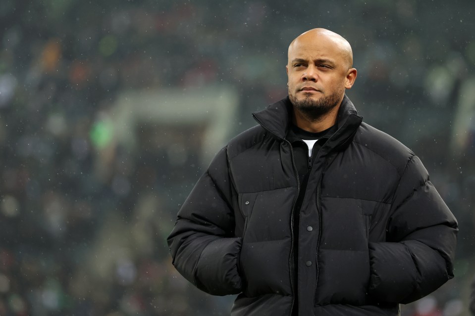 Kompany's Bayern are six points clear at the top of the Bundesliga with seven games to go