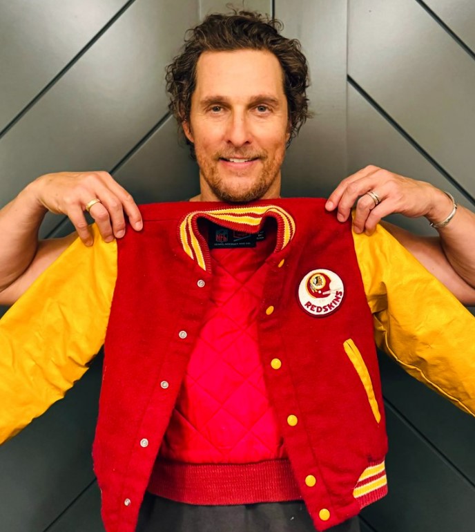 He was hiding a Washington jacket since 1974
