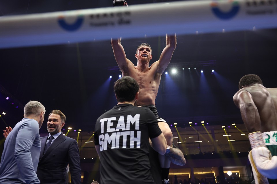 And the Liverpudlian got the job done with Buatsi beaten for the first time
