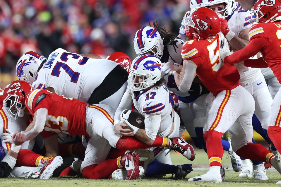 The Buffalo Bills were denied a huge first down