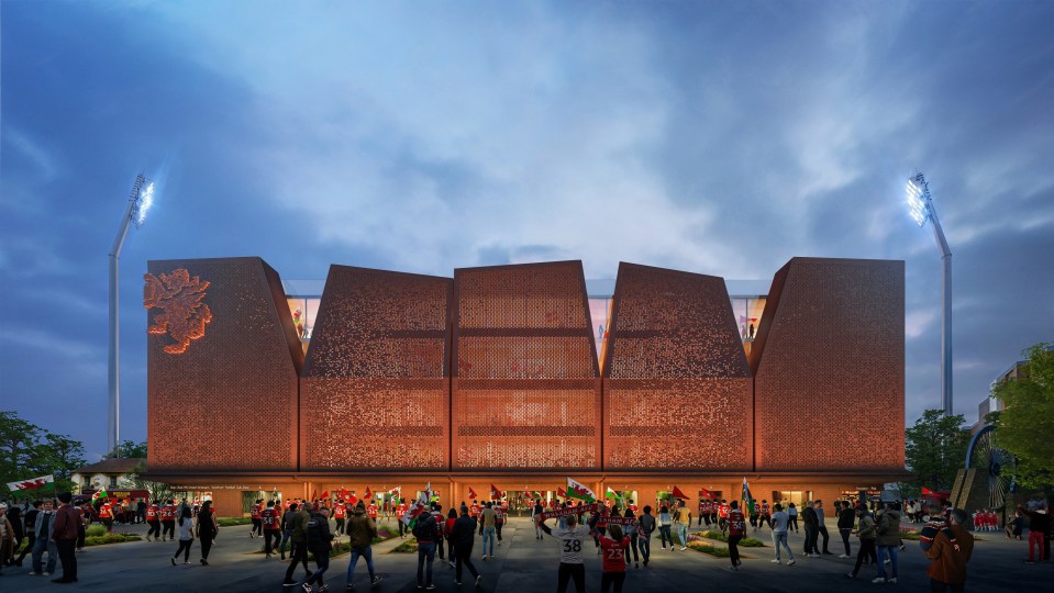 Wrexham unveiled plans for their new-look Kop stand at The Racecourse