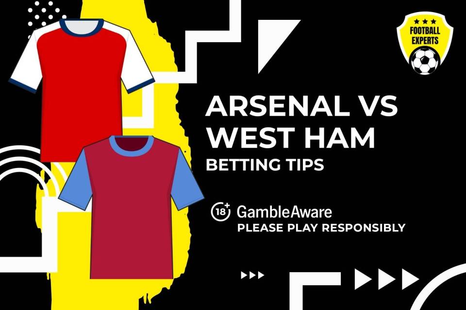 Arsenal vs West Ham betting tips. 18+ GambleAware.org - Please play responsibly.