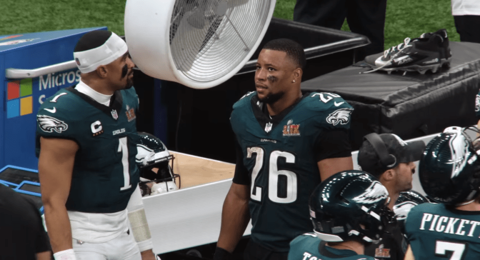Barkley and the Eagles went on to lift the Lombardi Trophy