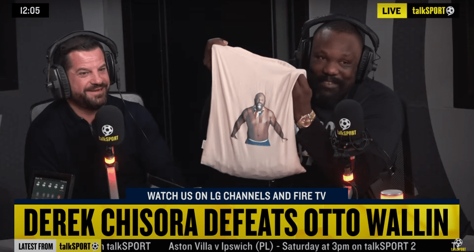 Chisora paid his £100 debt in 10p coins live on talkSPORT