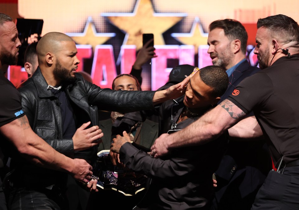 Eubank Jr and Benn will finally get their hands on each other on April 26