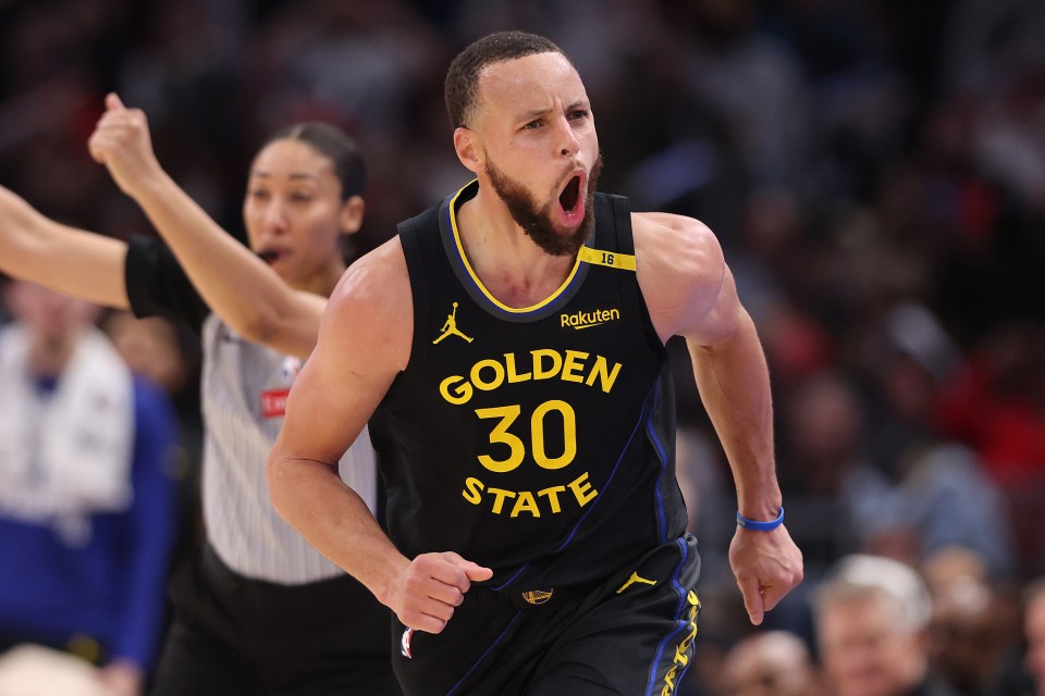 He joined Curry in the NBA record books on Friday night