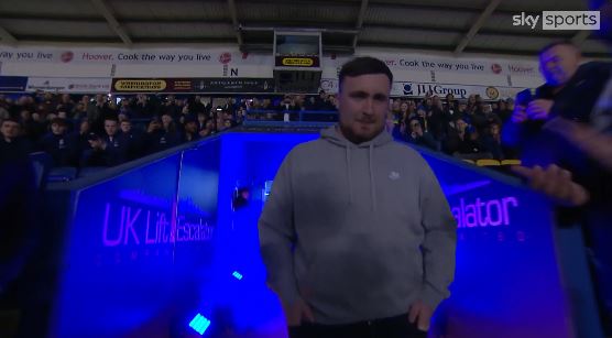 Littler was presented to fans at the Luke Littler Stadium