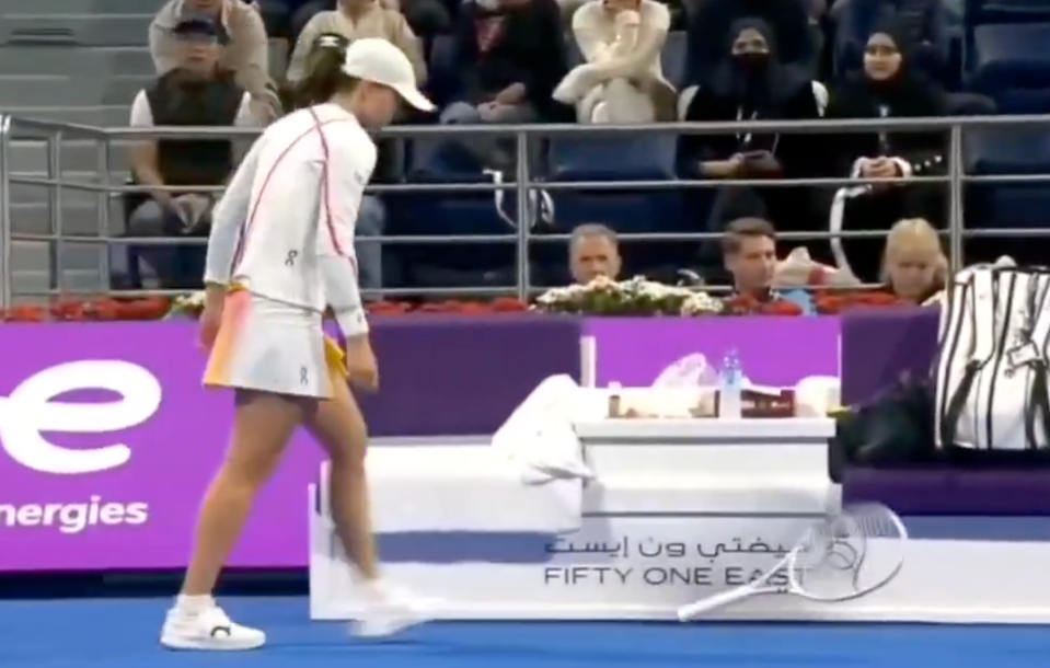 Swiatek lost in straight sets to Ostapenko