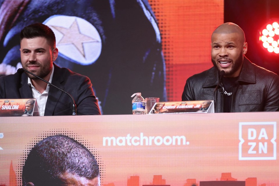 Shalom has worked with some big boxing stars including Chris Eubank Jr