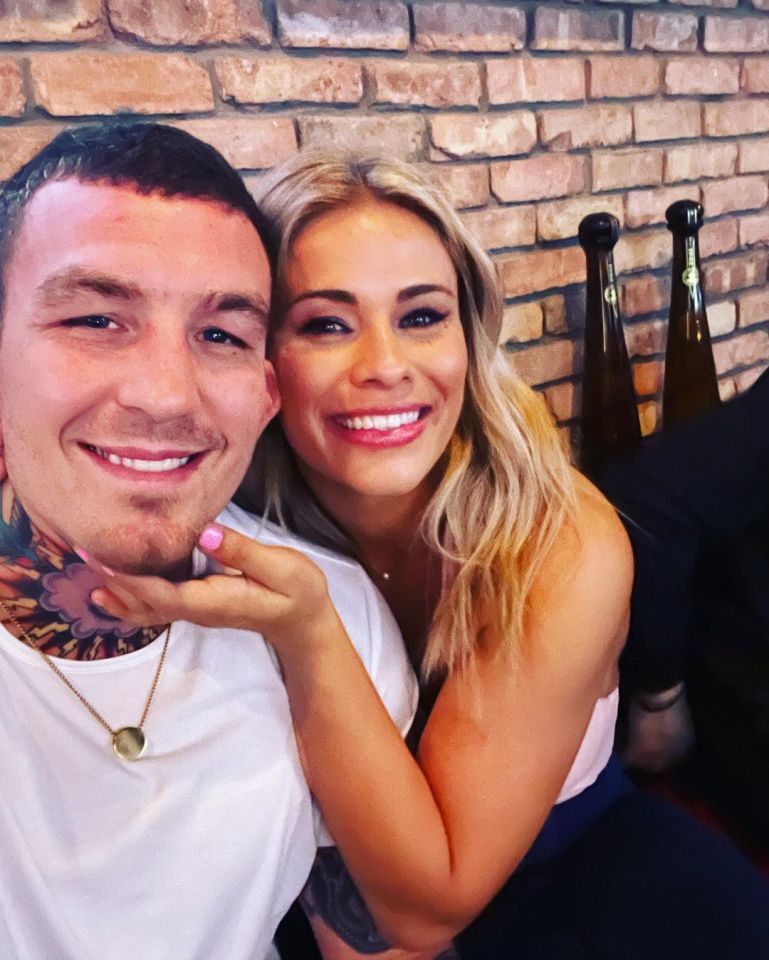 Paige VanZant and Austin Vanderford in a close-up photo.