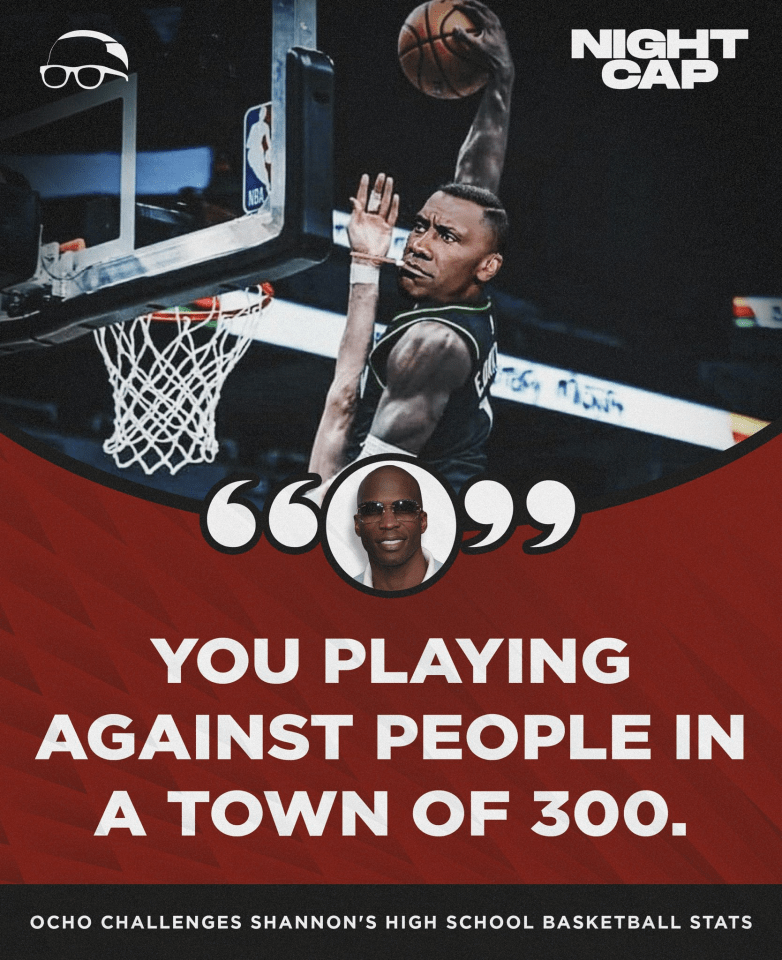 Ocho had some doubts about Sharpe's ability