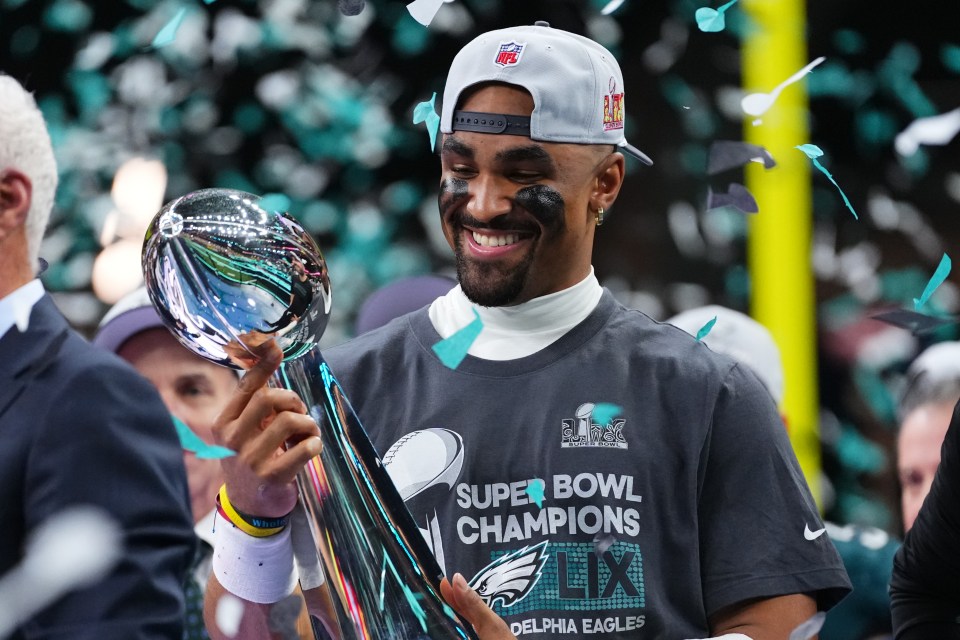 QB Jalen Hurts was named Super Bowl MVP as he led the Eagles to glory on Sunday night