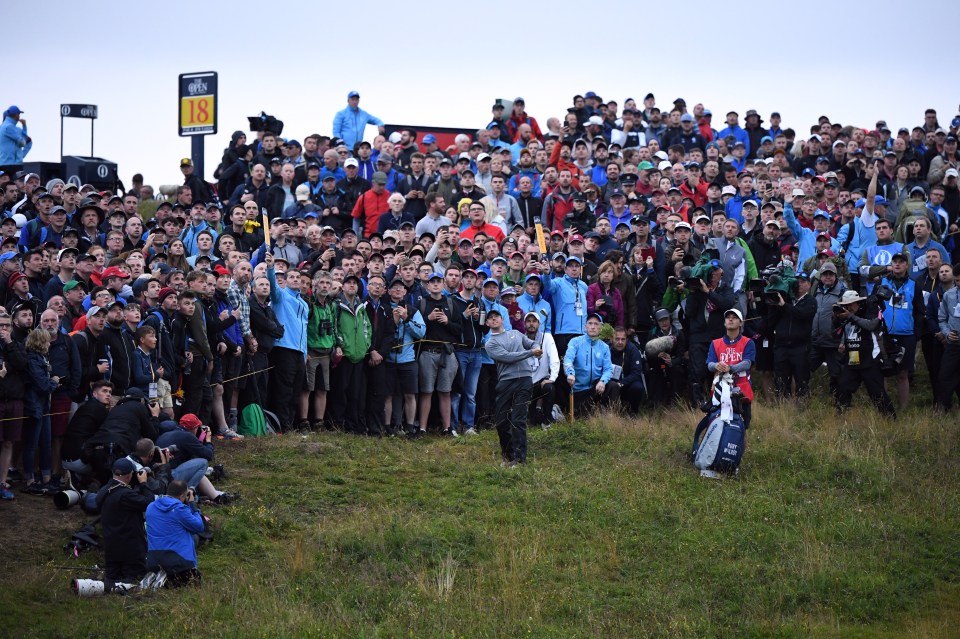 McIlroy seemingly had the whole of Northern Ireland out following his Friday round