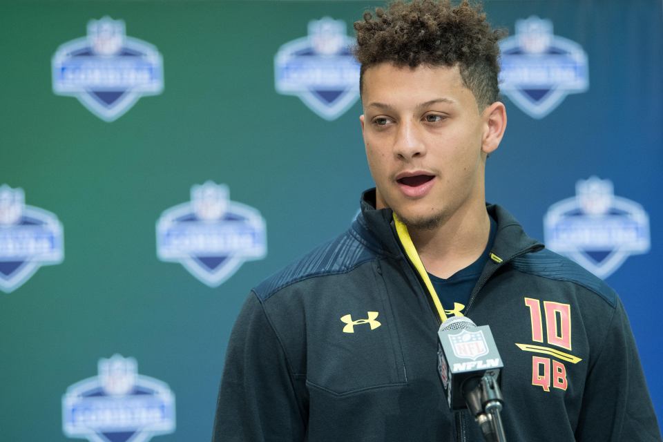 Mahomes was not regarded as a slam dunk with the No.10 pick