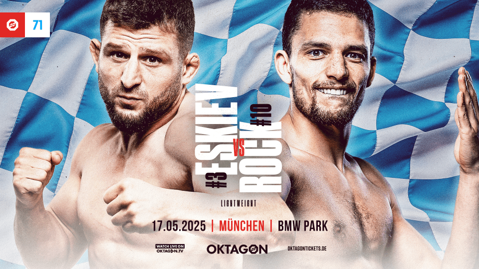 Rock collides with Eskiev in a lightweight showdown at OKTAGON 71
