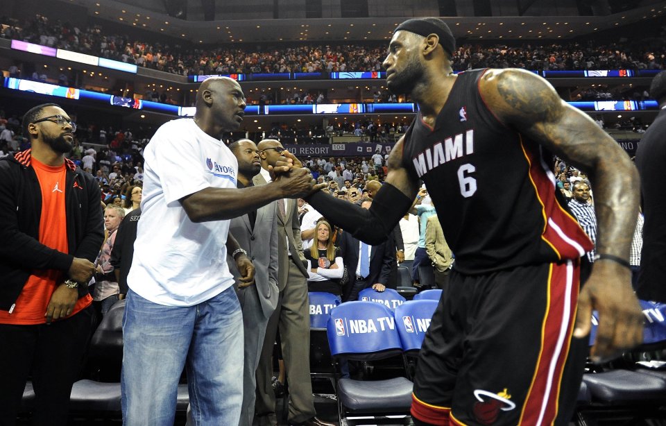 LeBron, meanwhile, was in his prime when he played with Stackhouse for seven games in Miami