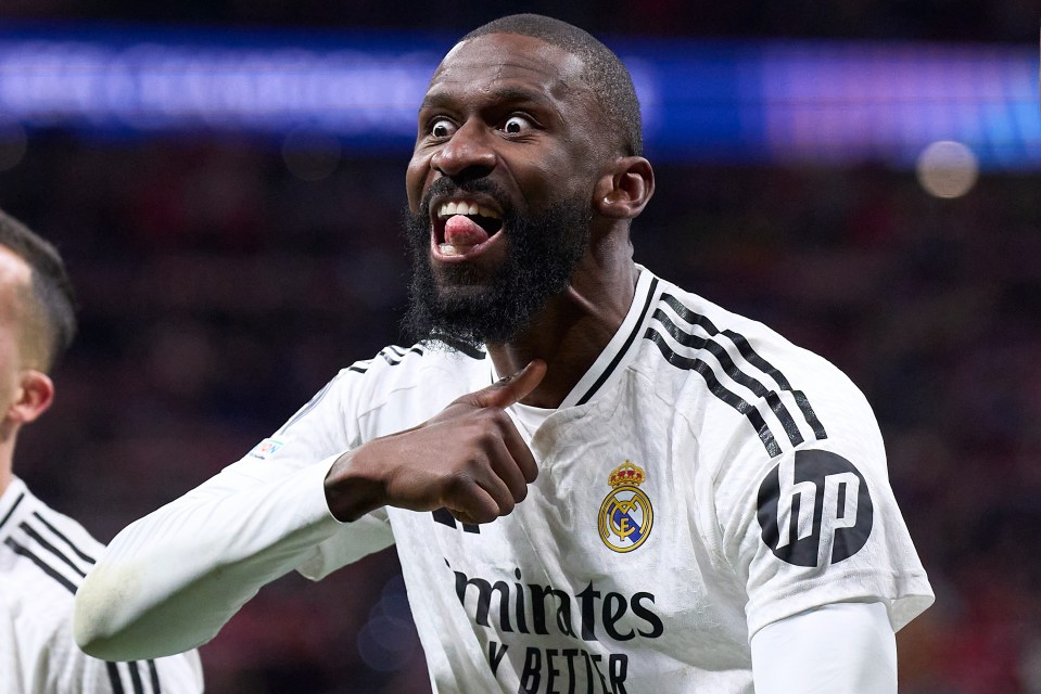 Rudiger was in hot water for making a throat-cutting gesture to Atletico fans