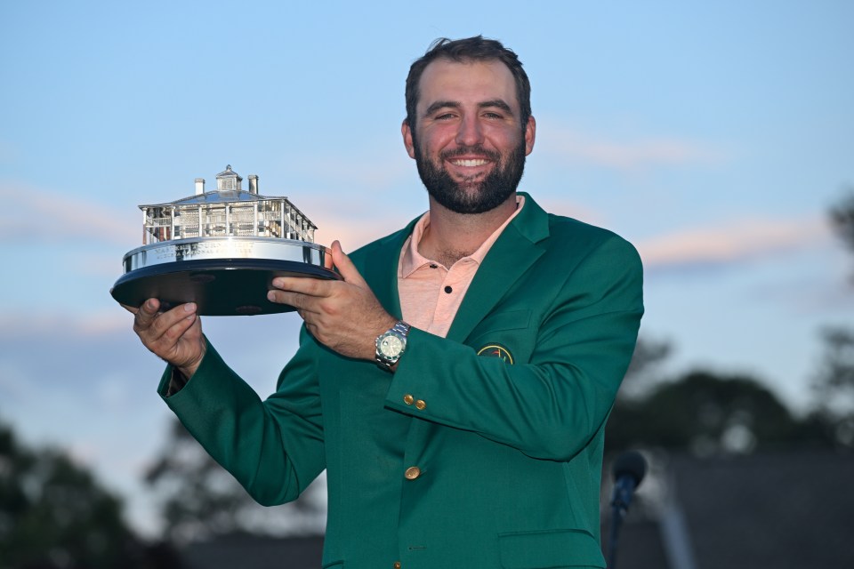 Scheffler won the Masters as part of a mammoth 2024