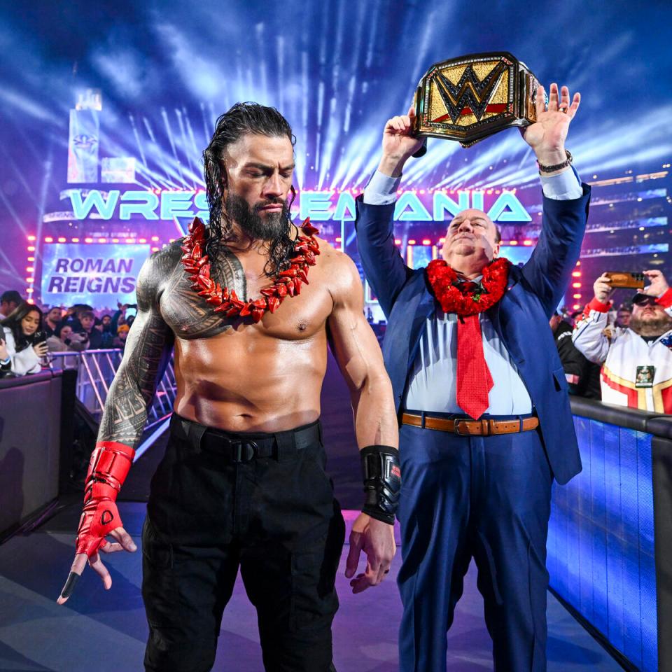 PHILADELPHIA, PENNSYLVANIA - APRIL 7: WrestleMania 40 at Lincoln Financial Field on April 7, 2024 in Philadelphia, Pennsylvania. (Photo by WWE/Getty Images)