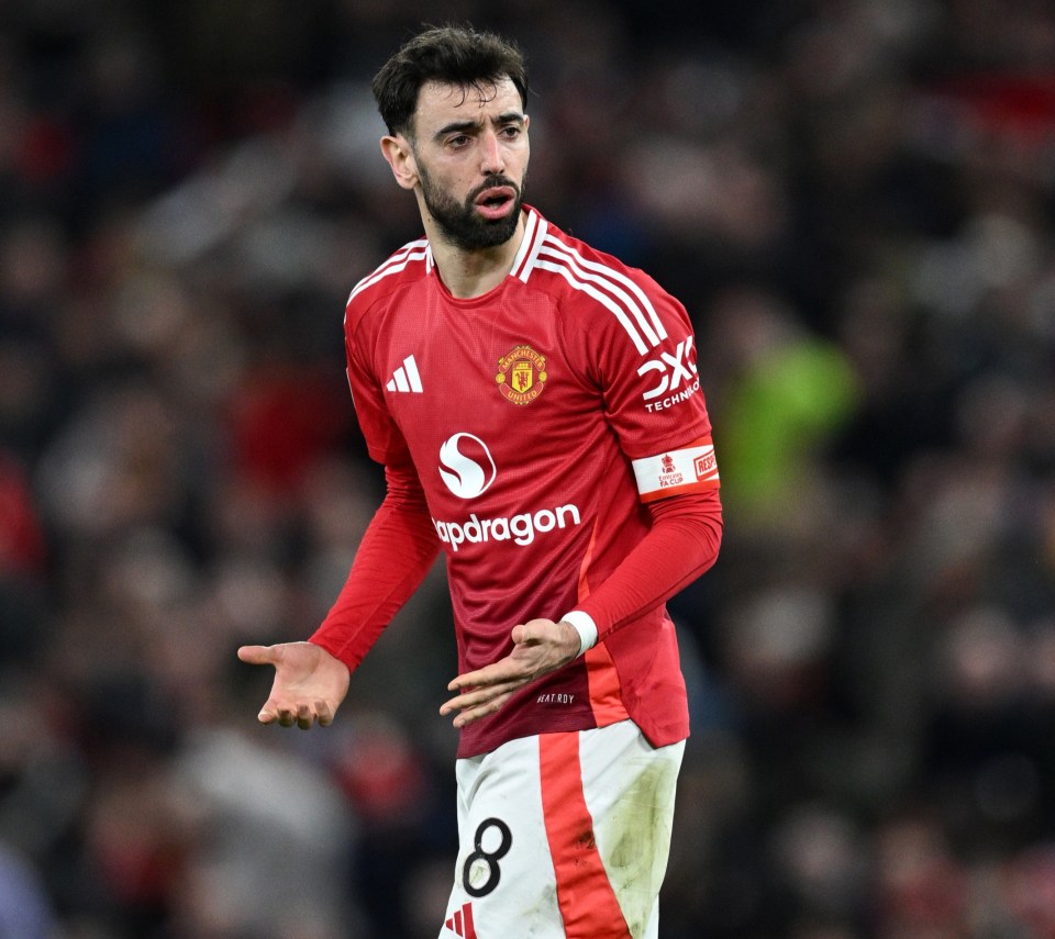 United skipper Bruno Fernandes was on target against Fulham, but couldn't inspire them to victory